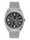 Jason Hyde Men's Watch 40mm Chronograph Battery with Silver Metal Bracelet