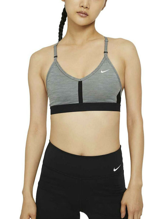Nike Dri-Fit Indy Women's Sports Bra Grey with ...