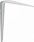 Amig Metallic Corner Shelf White 400x350mm 4421