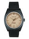 Jason Hyde Мъжки часовник 40mm на батерия с Черен текстилен каишка