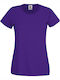 Fruit of the Loom Ladies Original T Women's Short Sleeve Promotional T-Shirt Purple
