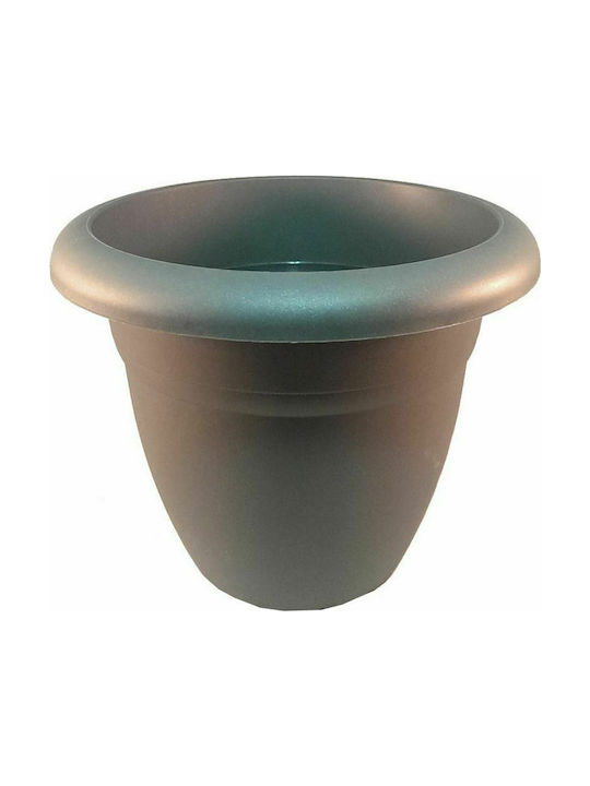 Micplast Γλάστρα No 83 Flower Pot 35x29cm in Gray Color