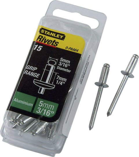 Stanley Aluminum Rivet 5/7mm 15pcs