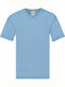 Fruit of the Loom Original T Men's Short Sleeve Promotional T-Shirt Sky Blue