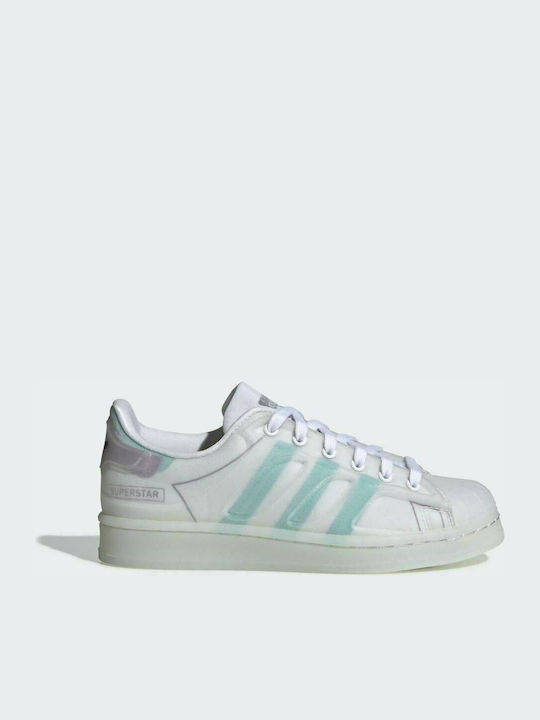 Adidas Παιδικά Sneakers Superstar Futureshell Cloud White / Acid Mint / Rich Mauve