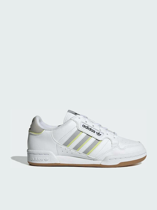 Adidas Παιδικά Sneakers Continental 80 Stripes Cloud White / Grey Two / Semi Frozen Yellow