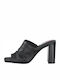 S.Oliver Mules cu Gros Mare Toc în Negru Culoare 5-27203-26-007