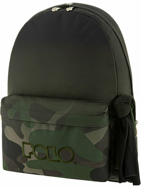 Polo Original 600D School Bag Backpack Junior High-High School in Green color 23lt 2021