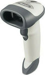 Zebra LS2208 Handheld Scanner Wired Light Grey with 1D Barcode Reading Capability