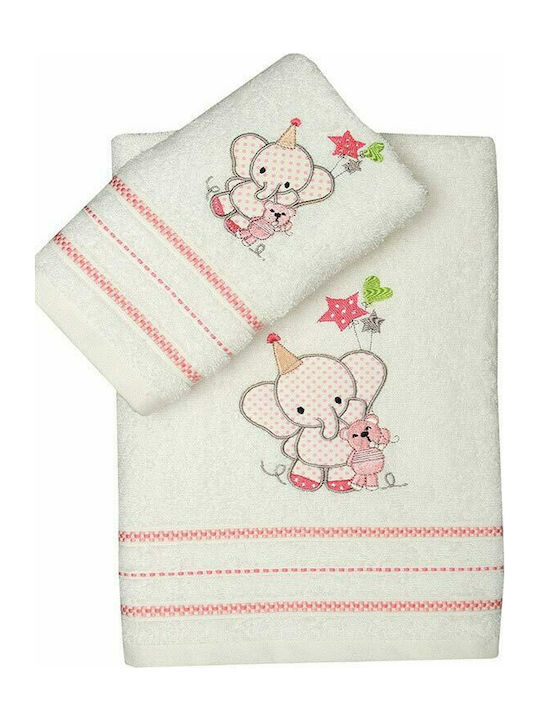 Sunshine Σετ Πετσέτες Elephant Pink 2τμχ