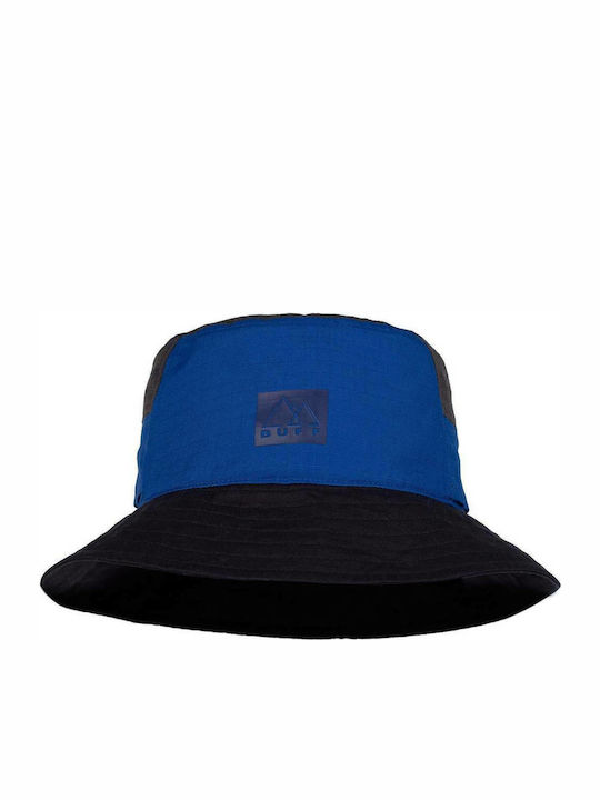 Buff Fabric Men's Hat Bucket Style Blue