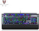Motospeed CK98 Tastatură Mecanică de Gaming cu Kailh Box Alb întrerupătoare și iluminare RGB Negru