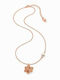 Folli Follie Blooming Grace with design Flower from Gold Plated Silver with Zircon
