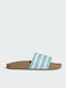 Adilette Men's Slides Hazy Sky / White