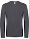 B&C Exact 190 LS Dark Men's Short Sleeve Promotional T-Shirt Dark Grey