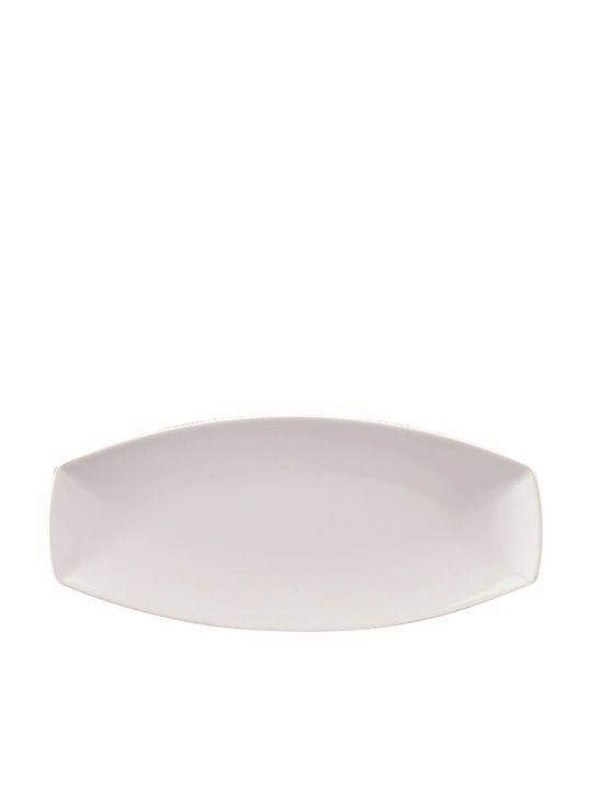 Schonwald Teller Wüste Oval aus Porzellan Weiß 14cm