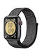 Crong Λουράκι Υφασμάτινο Μαύρο (Apple (Apple Watch 38/40/41mm)