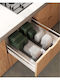 Umbra Kunststoff Geschirrabtropfer & Abtropfgitter Grau 45x15x10cm