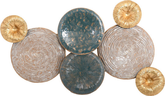 Fylliana Decorațiune Pentru Perete 214 Multicolor Din Metal 81.5x4.5x51.5cm