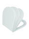Tema Bakelite Soft Close Toilet Seat White Comfort 46.7cm