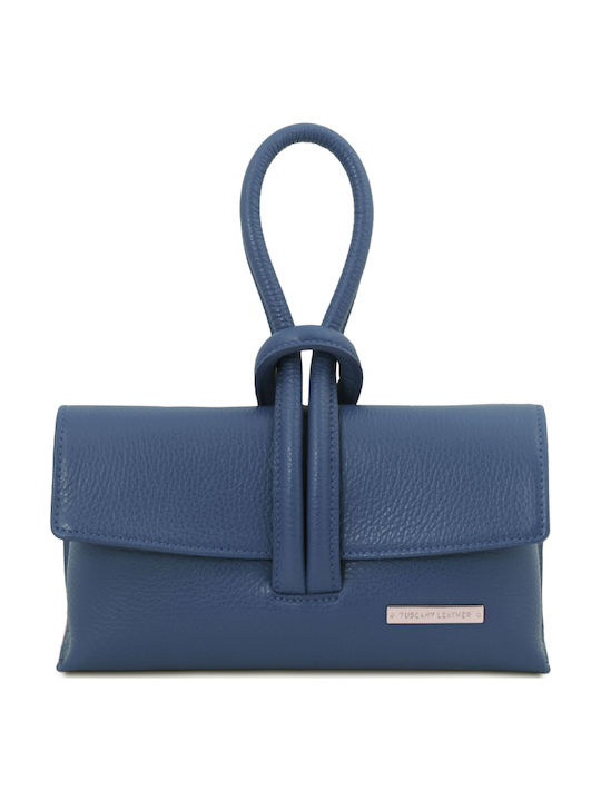 Tuscany Leather Leder Damentasche Handtasche Blau