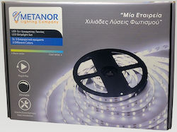 Metanor LED Strip 12V with Cold White Light 5m