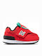 New Balance Παιδικά Sneakers με Σκρατς για Αγόρι Κόκκινα