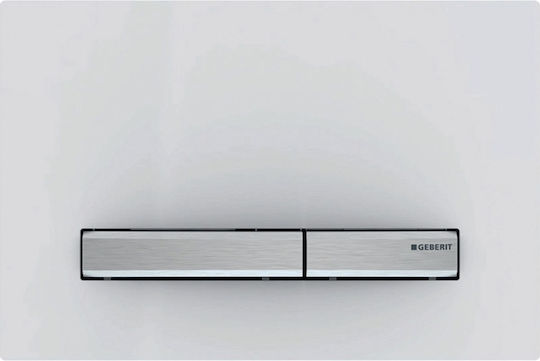 Geberit Sigma 50 Πλακέτα για Καζανάκια Διπλής Λειτουργίας Λευκή ABS