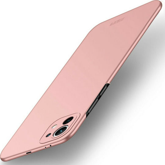 Mofi Slim Umschlag Rückseite Kunststoff Rose Gold (Xiaomi Mi 11)