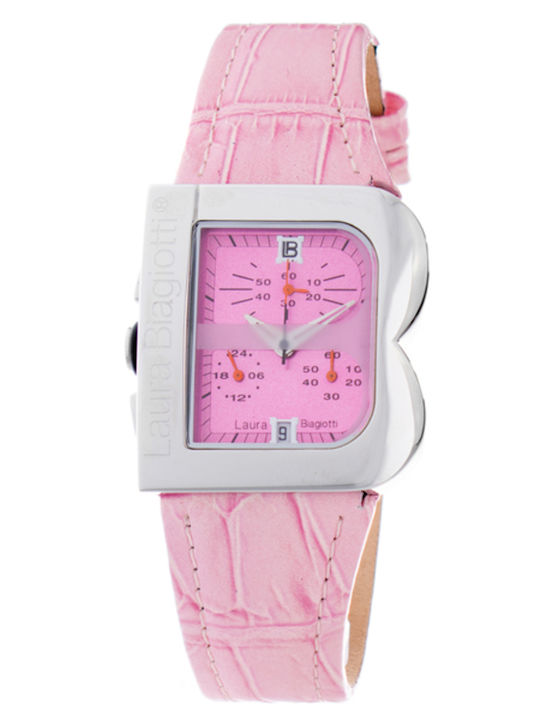 Laura Biagiotti Women's Watch with Pink Leather...