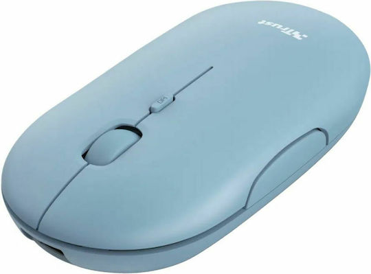 Trust Puck Rechargeable Безжичен Bluetooth Мишка Син