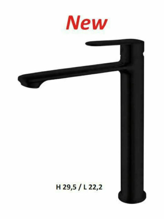 Kls Lux Mixing Tall Sink Faucet Black