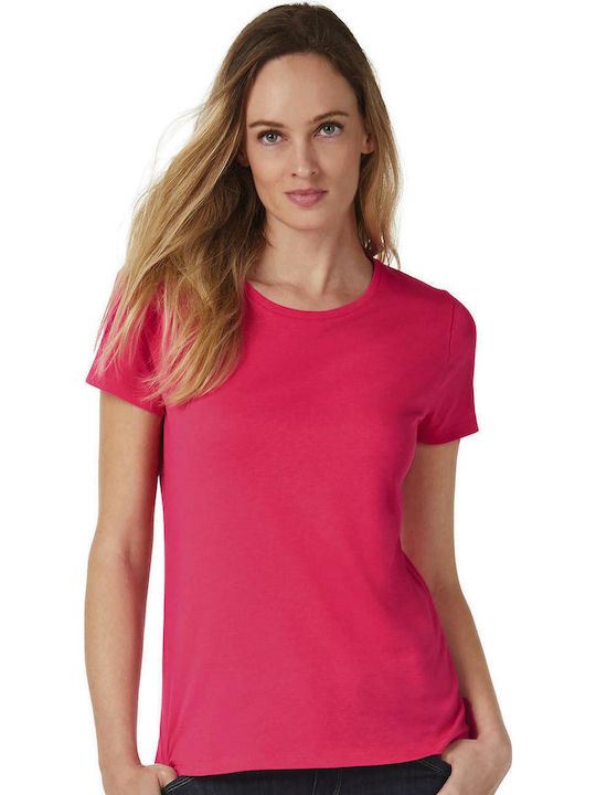B&C E150 Tricou Promoțional de Damă Fuchsia
