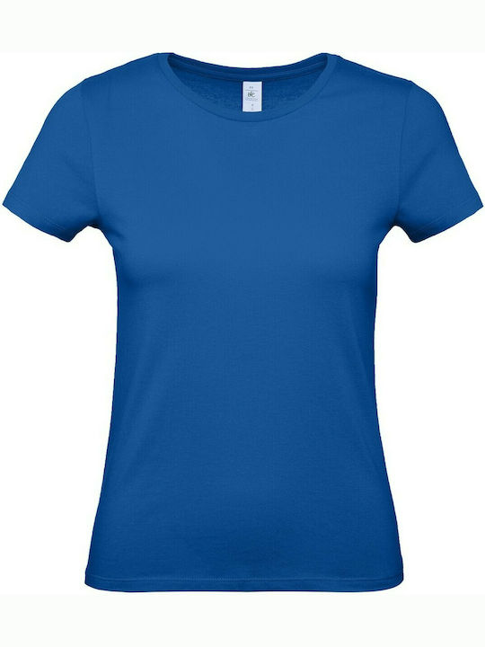 B&C E150 Tricou Promoțional pentru Femei Albast...