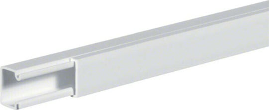 Hager Tehalit Cable Channel with Perforated Stand made of Plastic 12x10mm White 2m