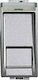 Legrand Living Light Front Single Network Socket RJ45 Cat6 Silver NT4279C6