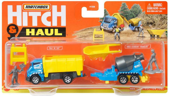 Mattel Matchbox Matchbox Set Remorcă Tilt 'n' Tip Set Cu Camion 1:64 Pentru 3+ Ani (Diverse Modele) 1 Buc