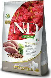 Farmina N&D Quinoa Neutered Medium/Maxi 2.5kg Ξηρά Τροφή χωρίς Σιτηρά για Ενήλικους Στειρωμένους Σκύλους Μεσαίων & Μεγαλόσωμων Φυλών με Πάπια