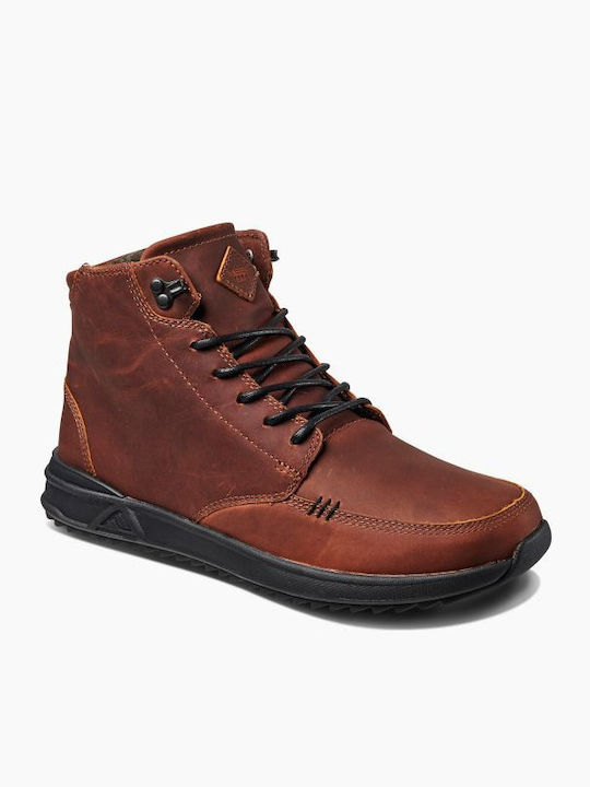 RF0A3624 Leather Brown Men's Boots Waterproof