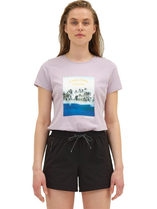 Emerson Women's Crop T-shirt Floral Pink