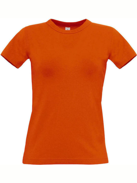 B&C Exact 190 Werbe-T-Shirt in Orange Farbe