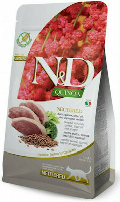 Farmina N&D Quinoa Neutered Dry Food for Adult Neutered Cats with Duck 1.5kg