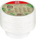 Alufix Set de 50 Plastic Boluri cu Capacitate 200ml Albe Biologic