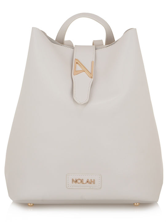 Nolah Lauren Women's Backpack White