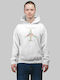 Travelholic Hooded Sweatshirt - WHITE