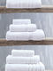 Rythmos Facecloth Laura 50x90cm White Weight 500gr/m²