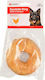 Flamingo Rawhide Ring Leckerli für Hunde Kleine Rassen mit Huhn 10cm 180gr 516890