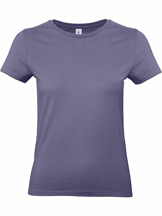 B&C E190 Werbe-T-Shirt Millenial Lilac