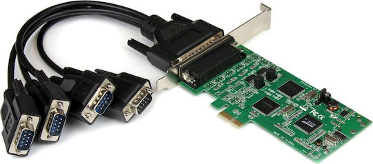 StarTech Κάρτα PCIe σε 4 θύρες RS232 DB9 Serial