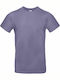 B&C E190 Ανδρικό Διαφημιστικό T-shirt Κοντομάνικο Millenial Lilac